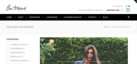 Peaches available on the OnTrend website