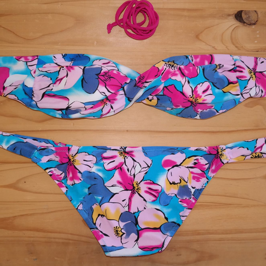 Wild Flower - Twisted Style Bikini Top