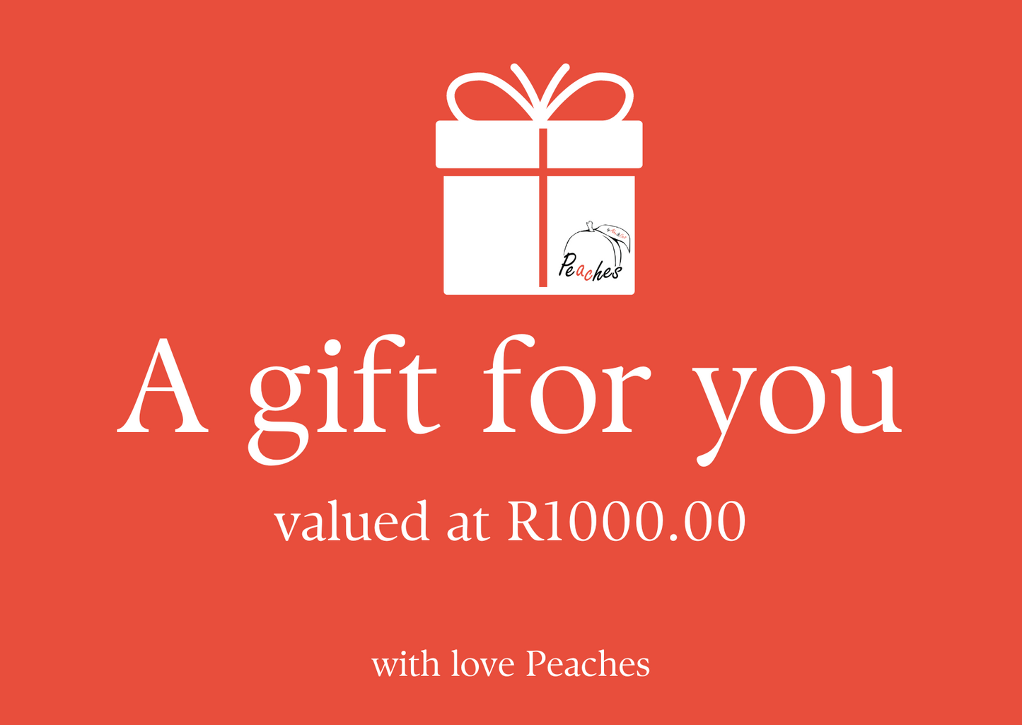 R1000 Peaches Gift Card