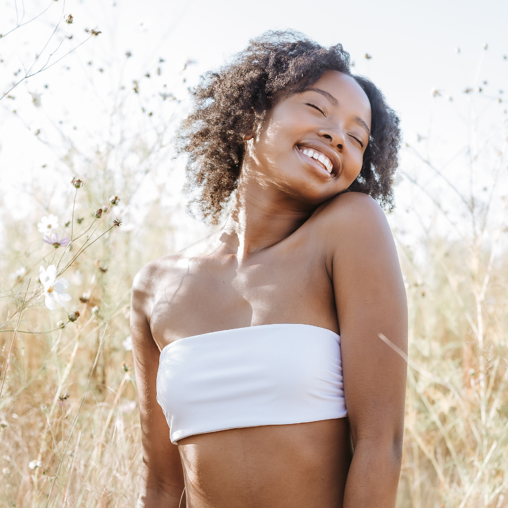 White - Bandeau Style Bikini Top: solid white boobtube bikini top. Handmade from nylon lyrca