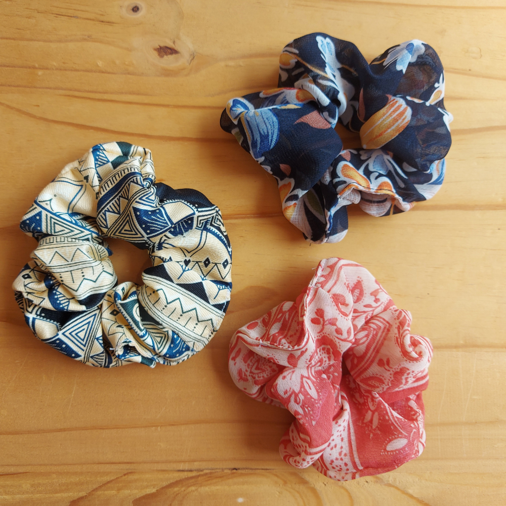 Peaches Scrunchies - 3pk