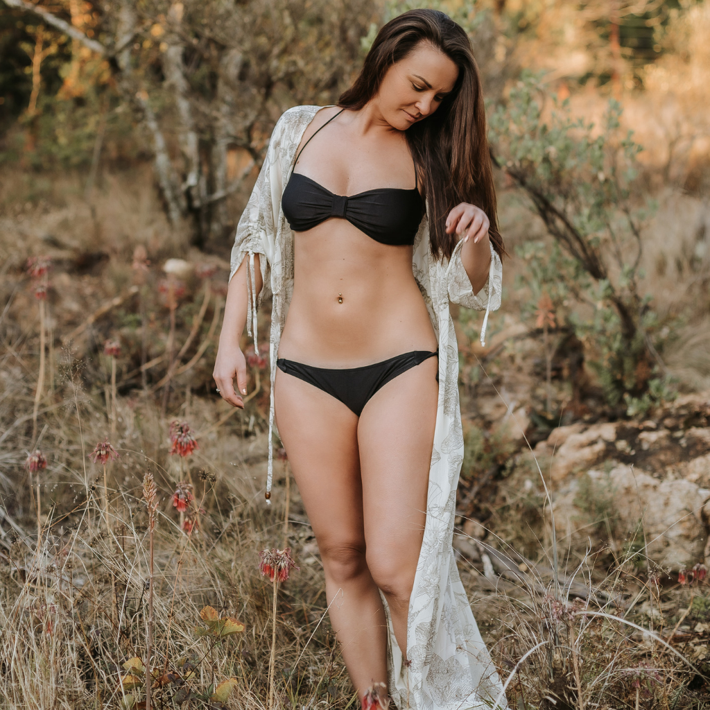 Black - Monroe Style Bikini Set