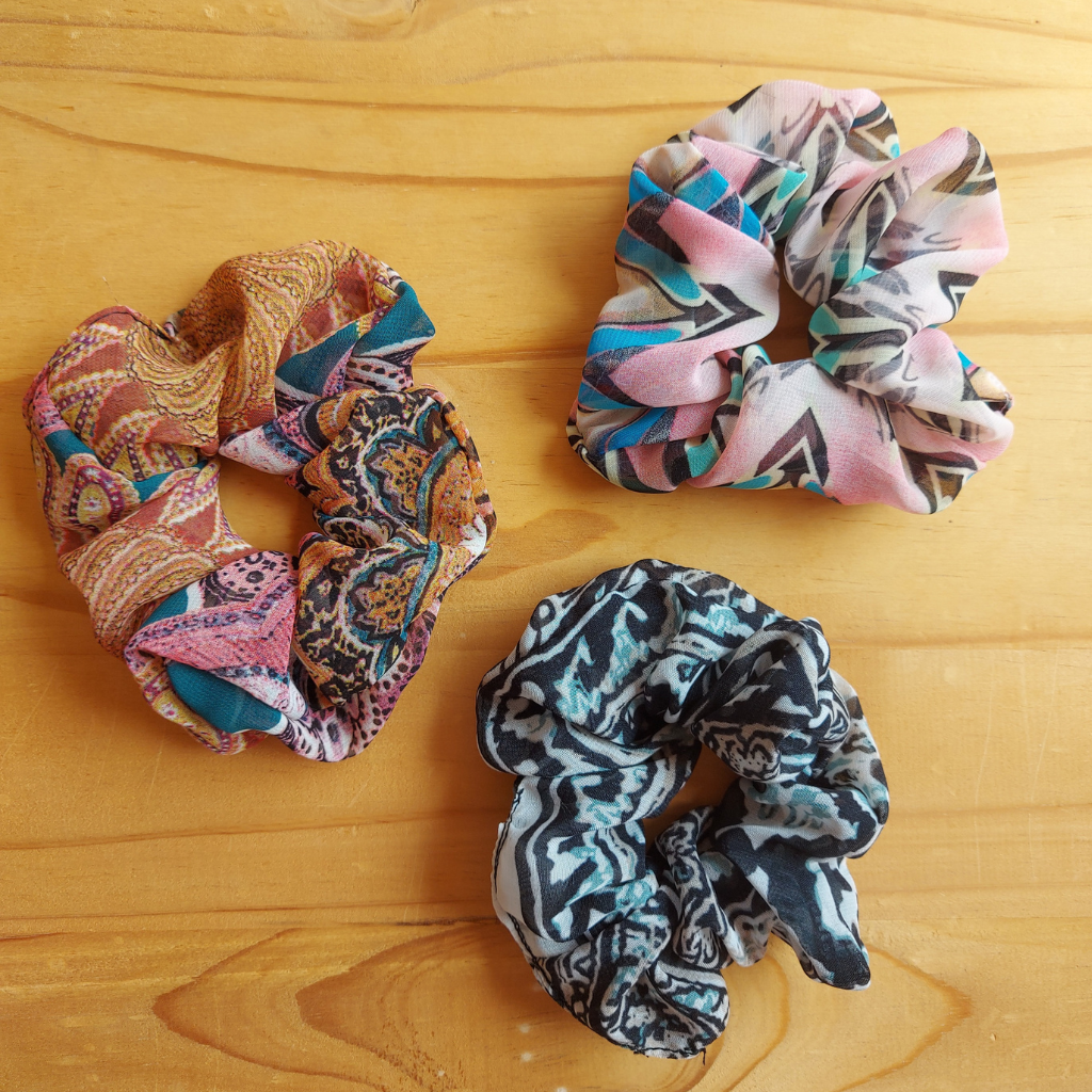 Peaches Scrunchies - 3pk