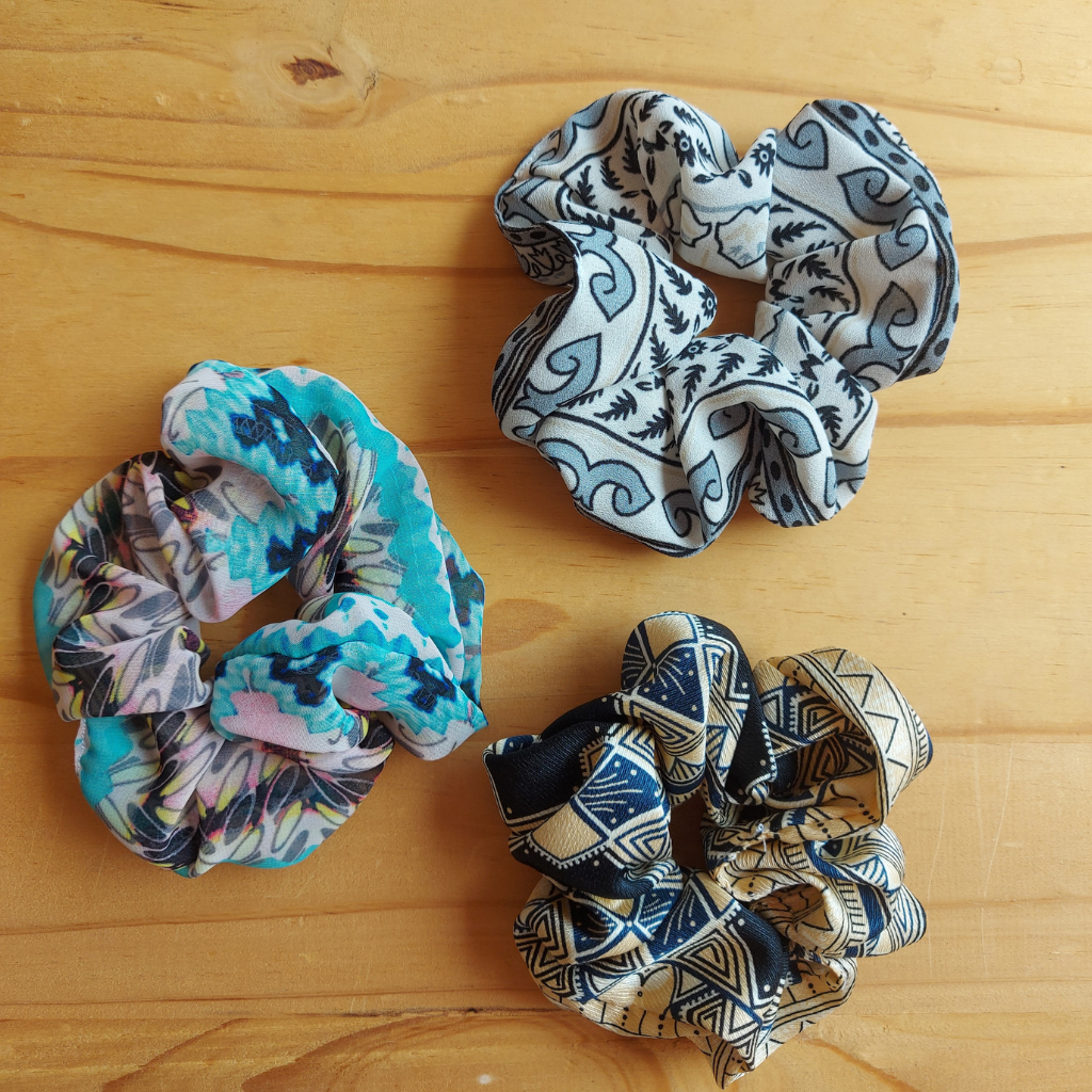 Peaches Scrunchies - 3pk