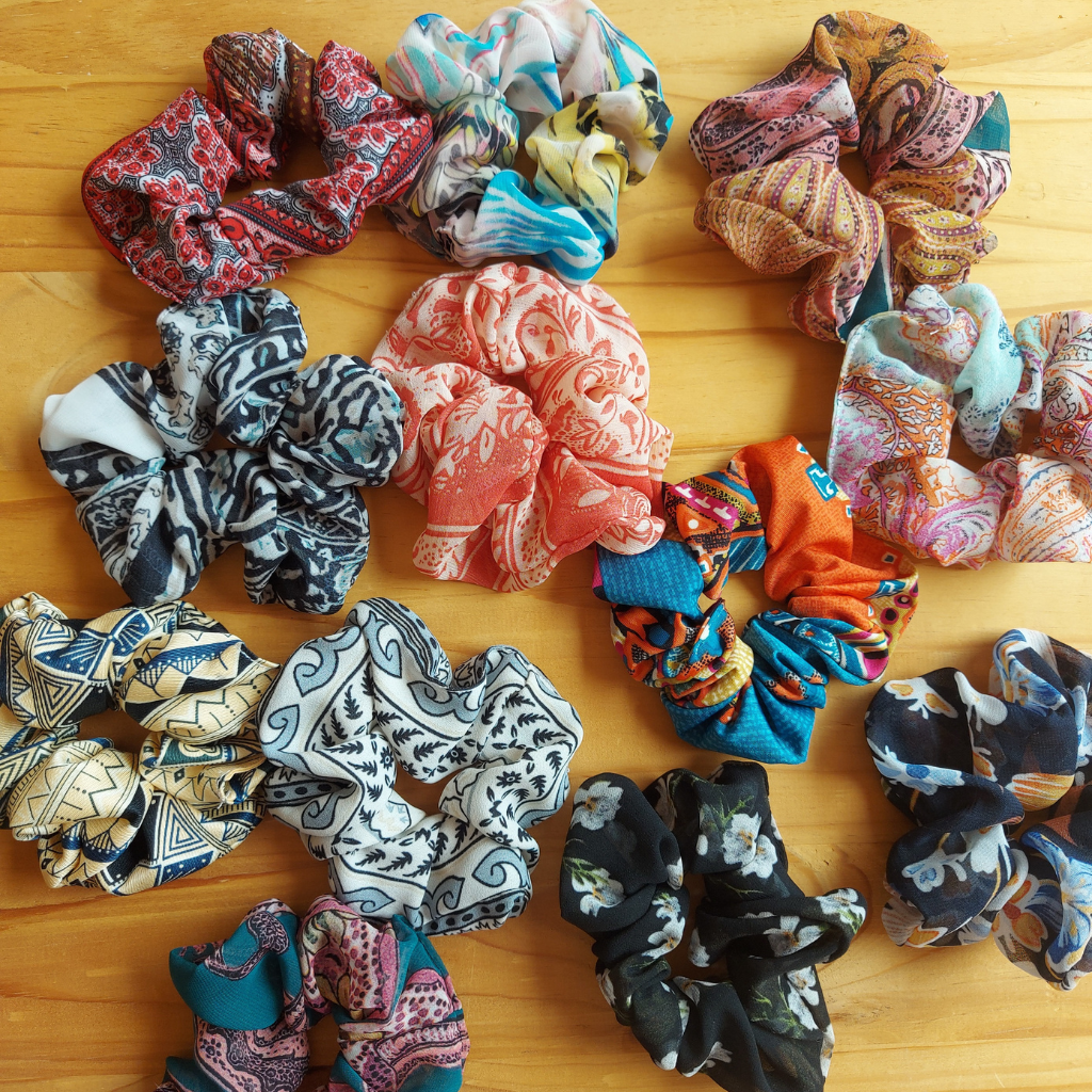 Peaches Scrunchies - 3pk