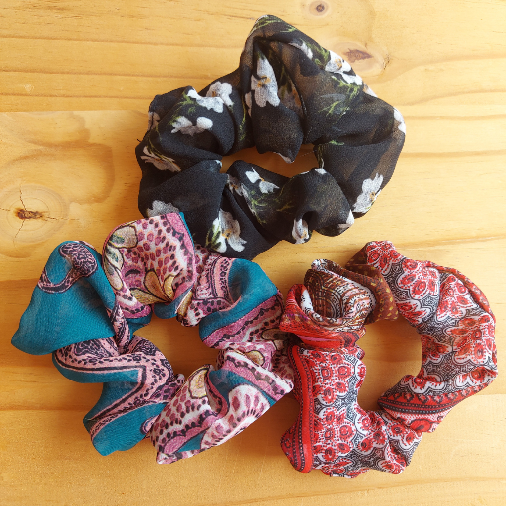 Peaches Scrunchies - 3pk
