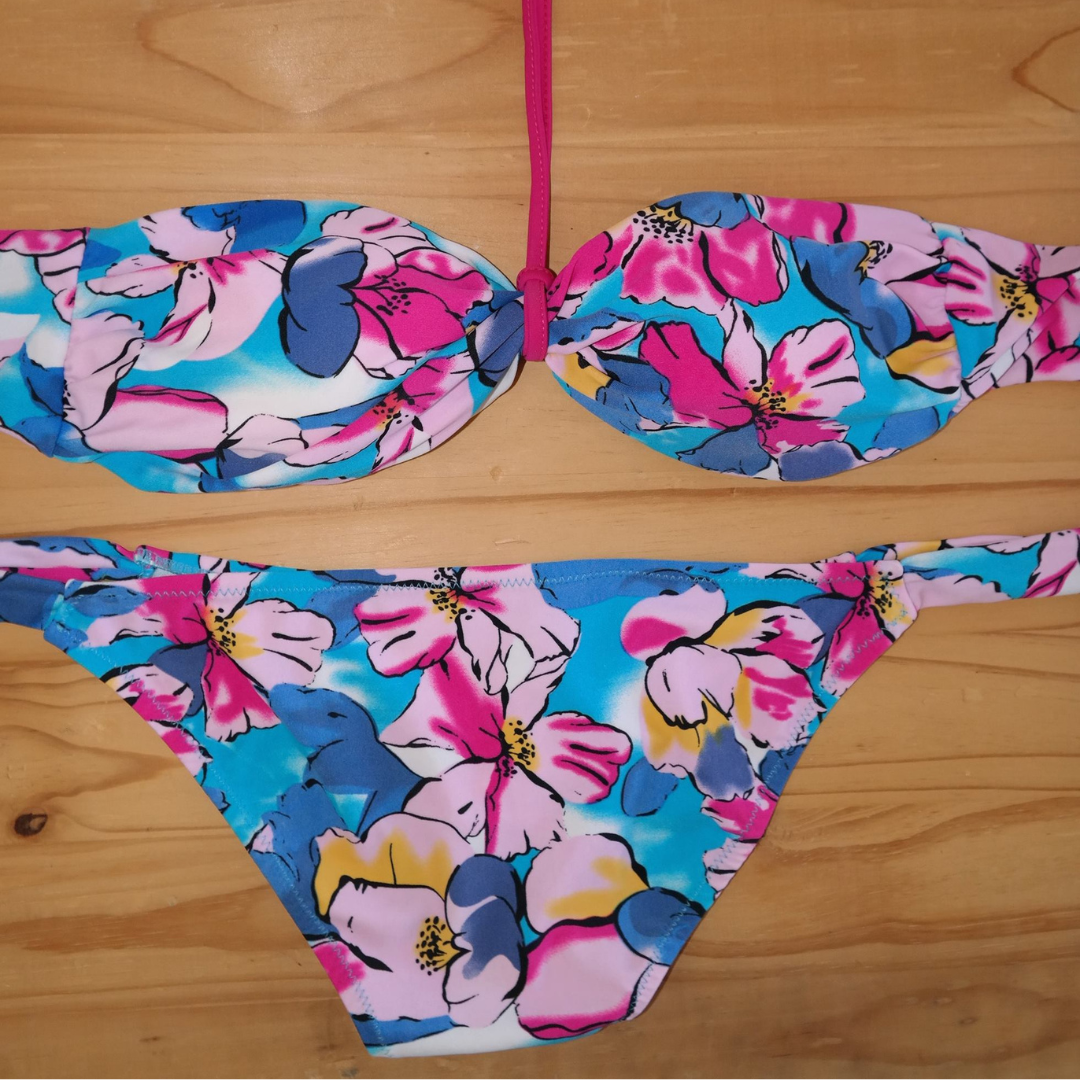 Wild Flower - Twisted Style Bikini Top