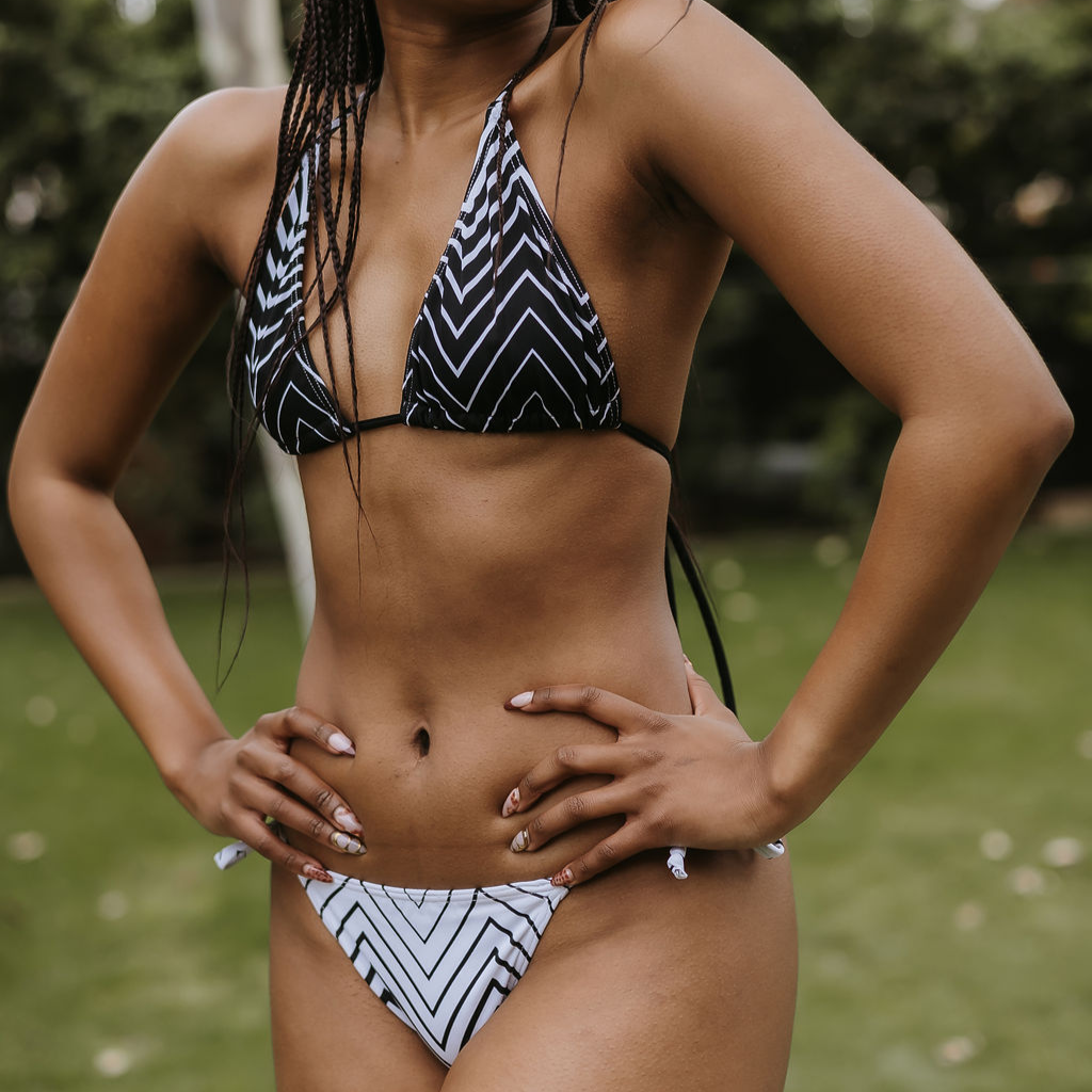 Op Art - Triangle Style Bikini Set