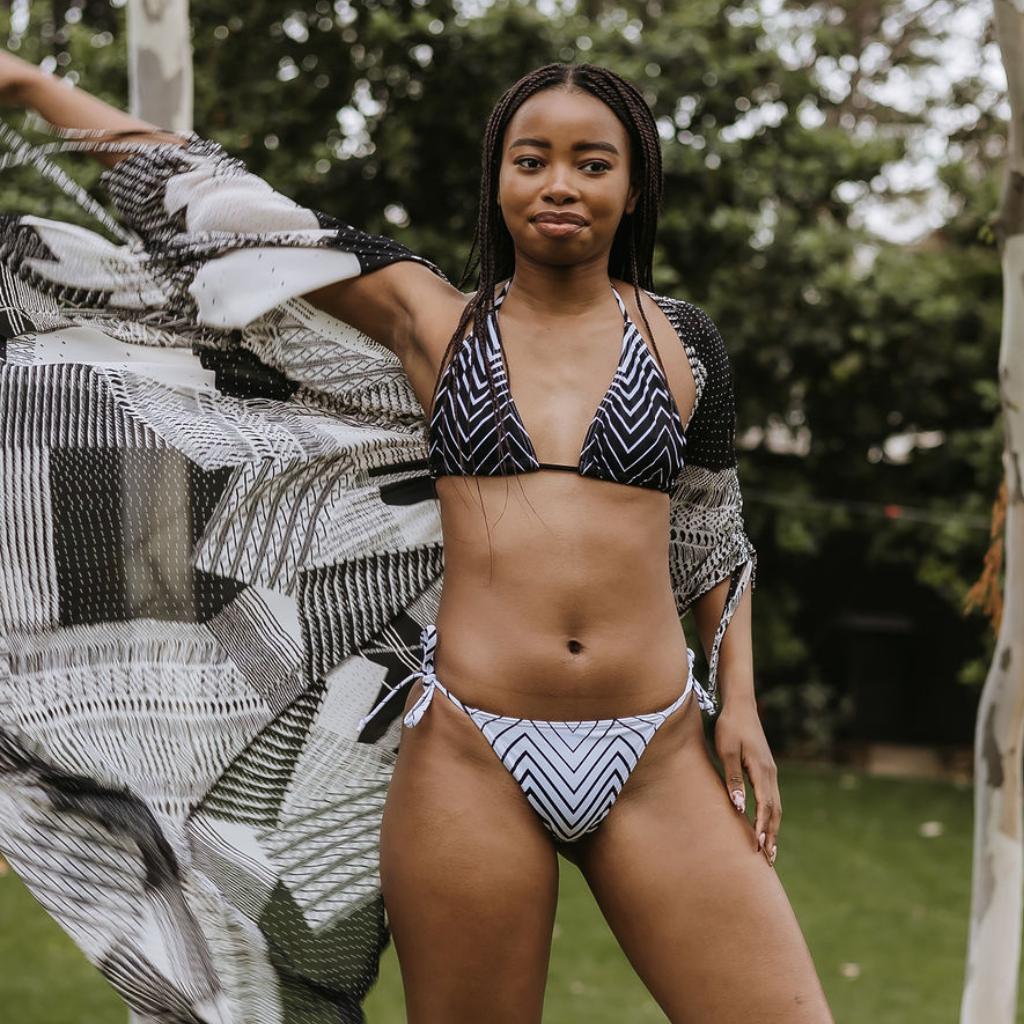 Op Art - Triangle Style Bikini Set