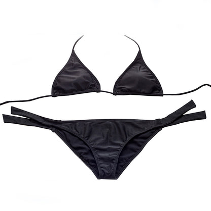 Black - Triangle Style Bikini Set