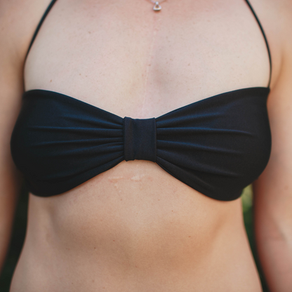 Black - Monroe Style Bikini Top
